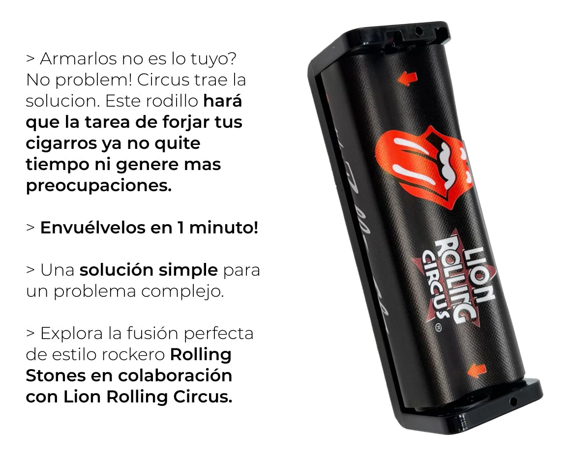 Maquina 1 1/4 Armadora Lion Rolling Circus Stones