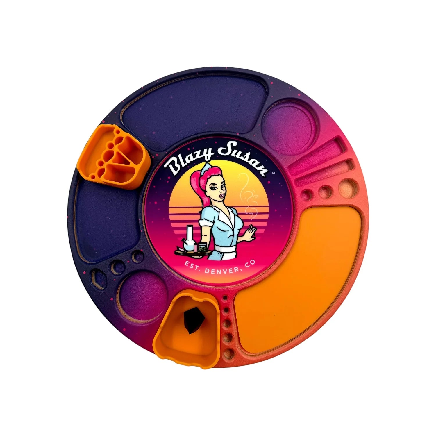 Charola Giratoria Blazy Susan Con Accesorios