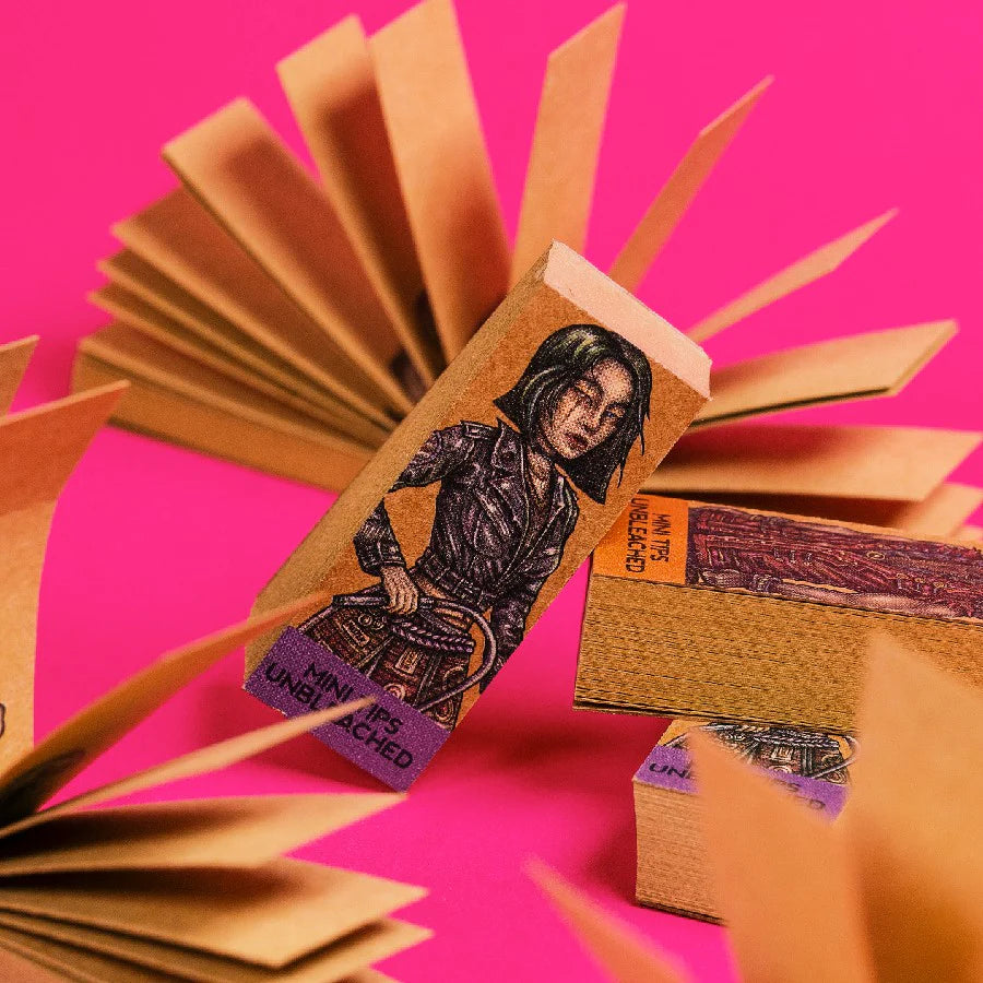 Papel Filtro Unbleachedhead Mini 50 Hojas por Paquete Lion Rolling Circus